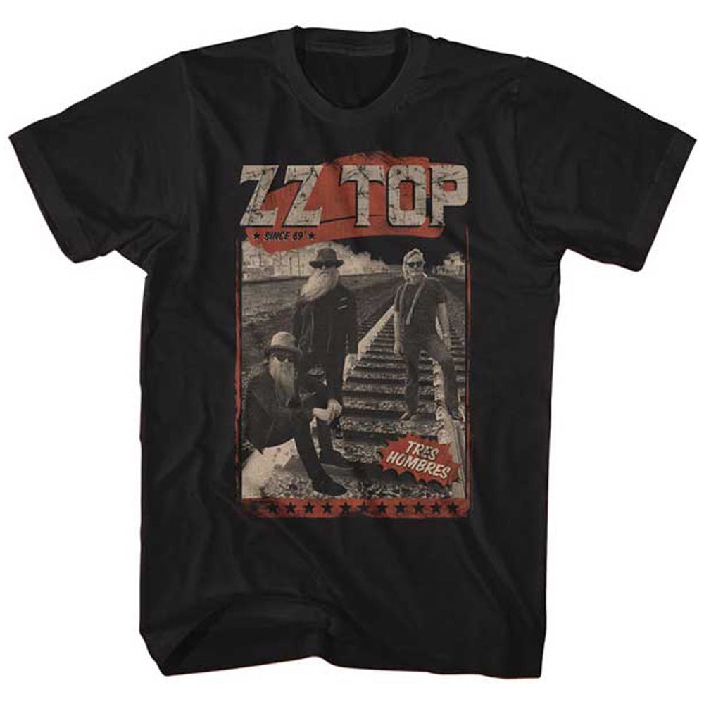 ZZ TOP ズィーズィートップ (デビュー 55周年 ) - HOMBRES TRACK / Tシャツ / メンズ - PGS